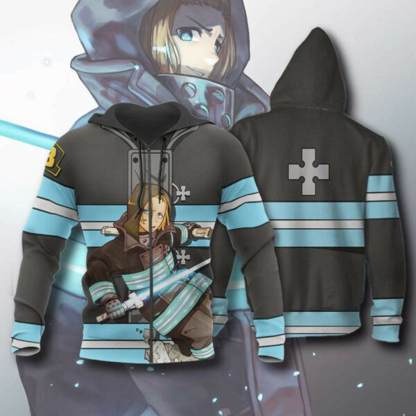 Arthur Boyle Fire Force Anime 2k947 Cartoon 3d Hoodie Zip Hoodie 1429