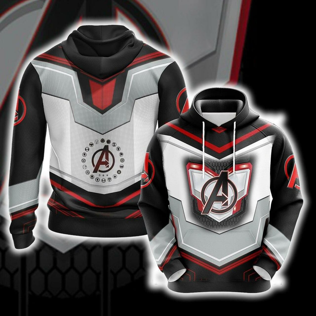 Marvel Avengers Unisex 3D All Over Print Hoodie & Zip Hoodie