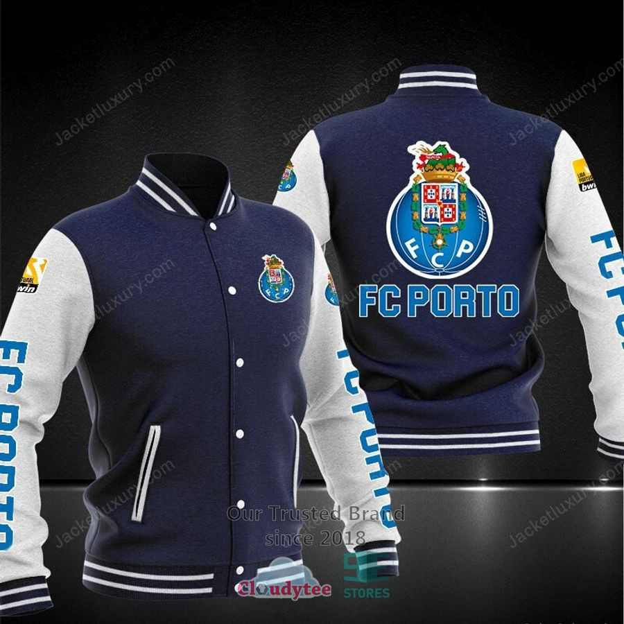FC Porto Navy Blue Baseball Jacket