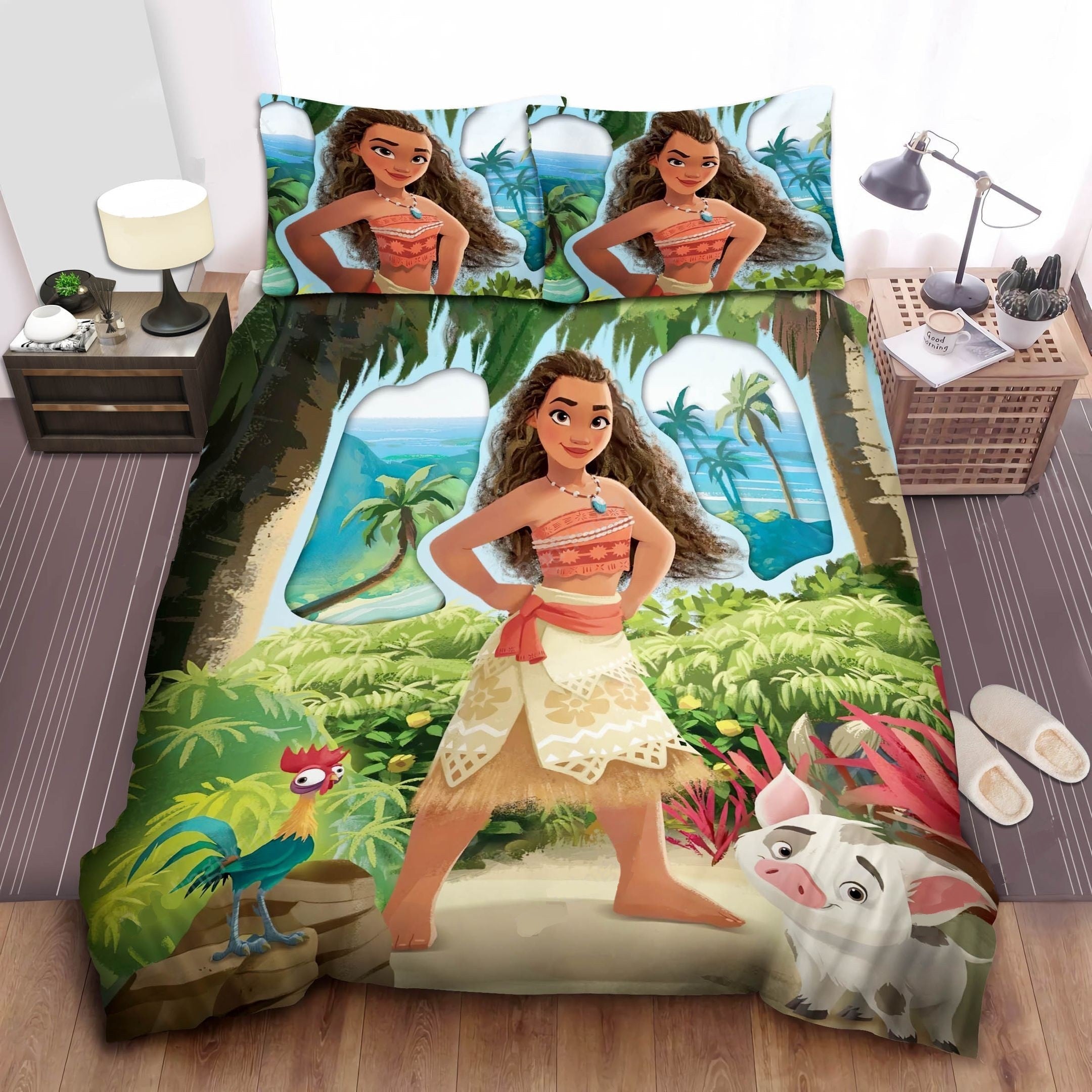 Moana Bedding Set DN Moana And Animal Friends Duvet Covers