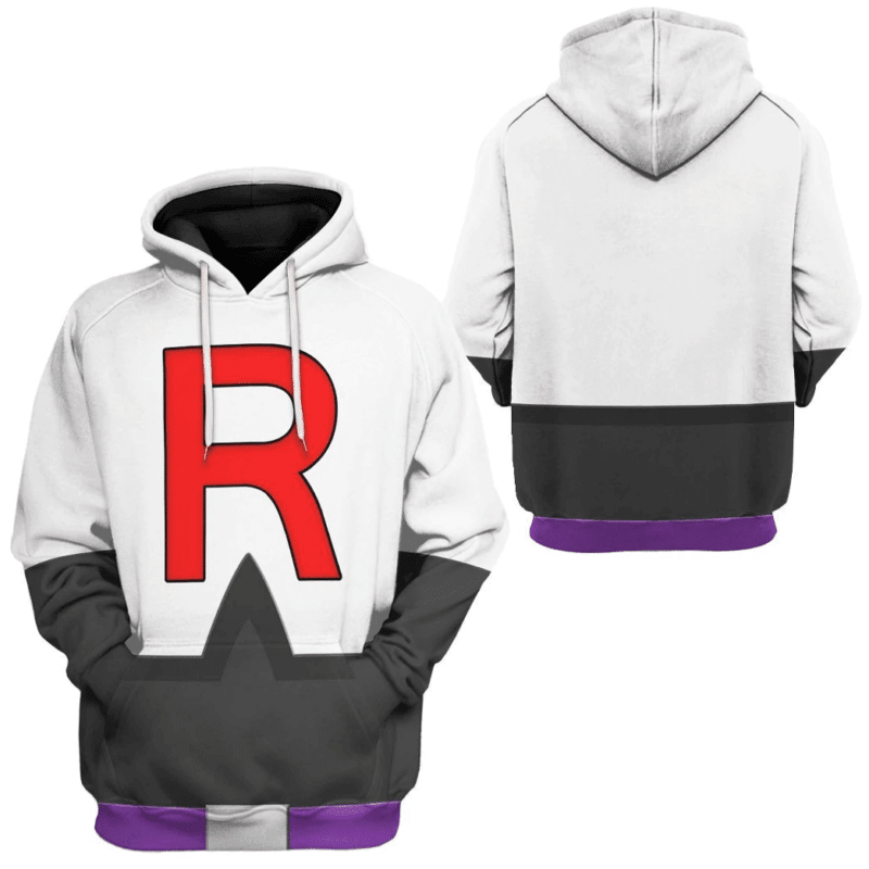 Pokemon Rocket Team 3d Hoodie