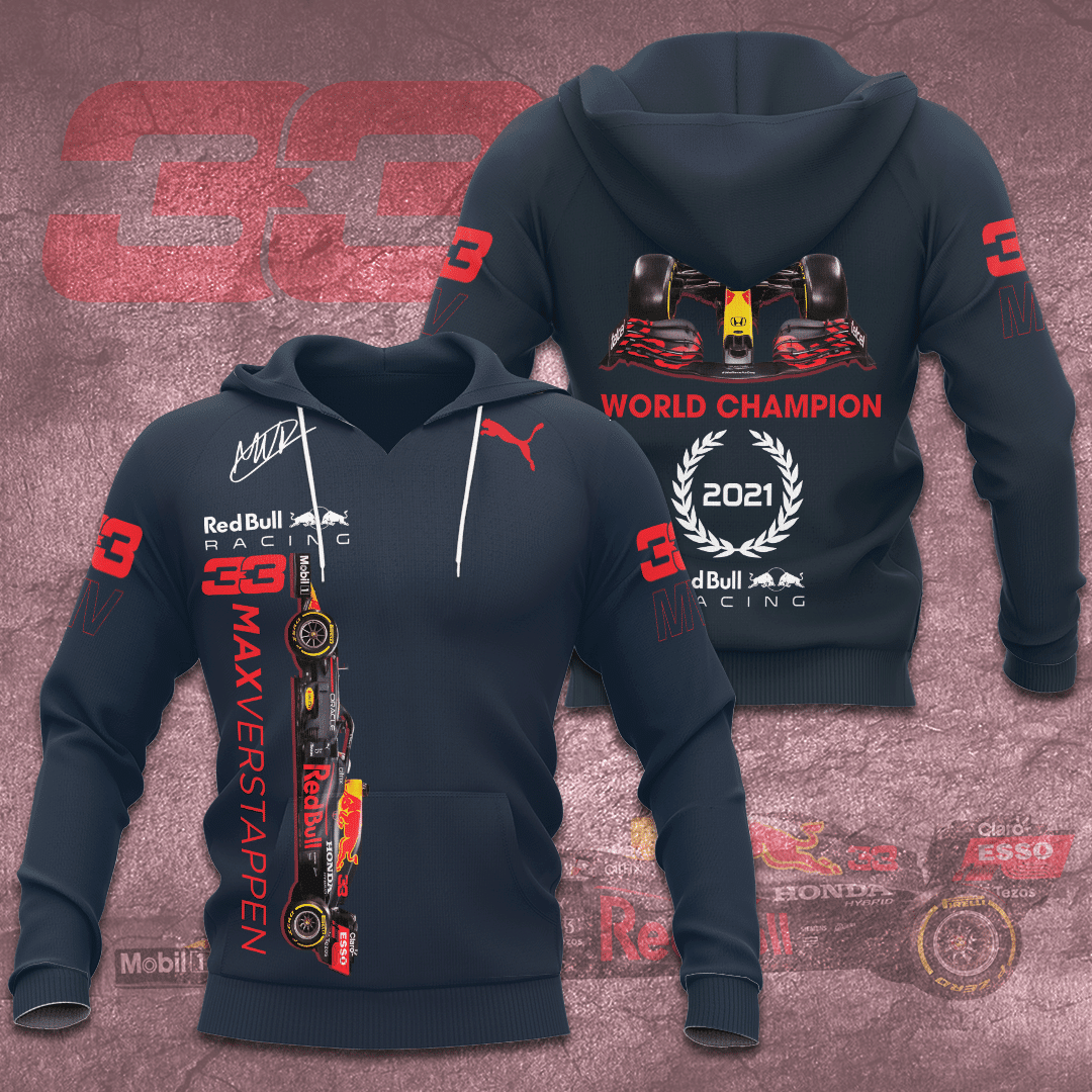 Max Verstappen Shirt, Max Verstappen World Champion Racing Hoodie 1143