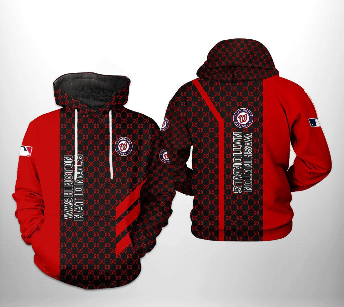 Washington Nationals MLB 3D All Over Print Hoodie & Zip Hoodie