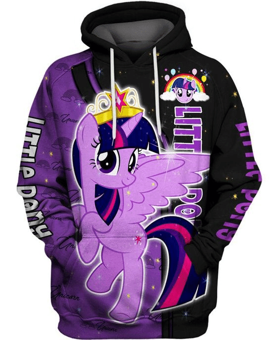 Adorable My Little Pony 96 Cartoon Graphic Outfits Aop Hoodie