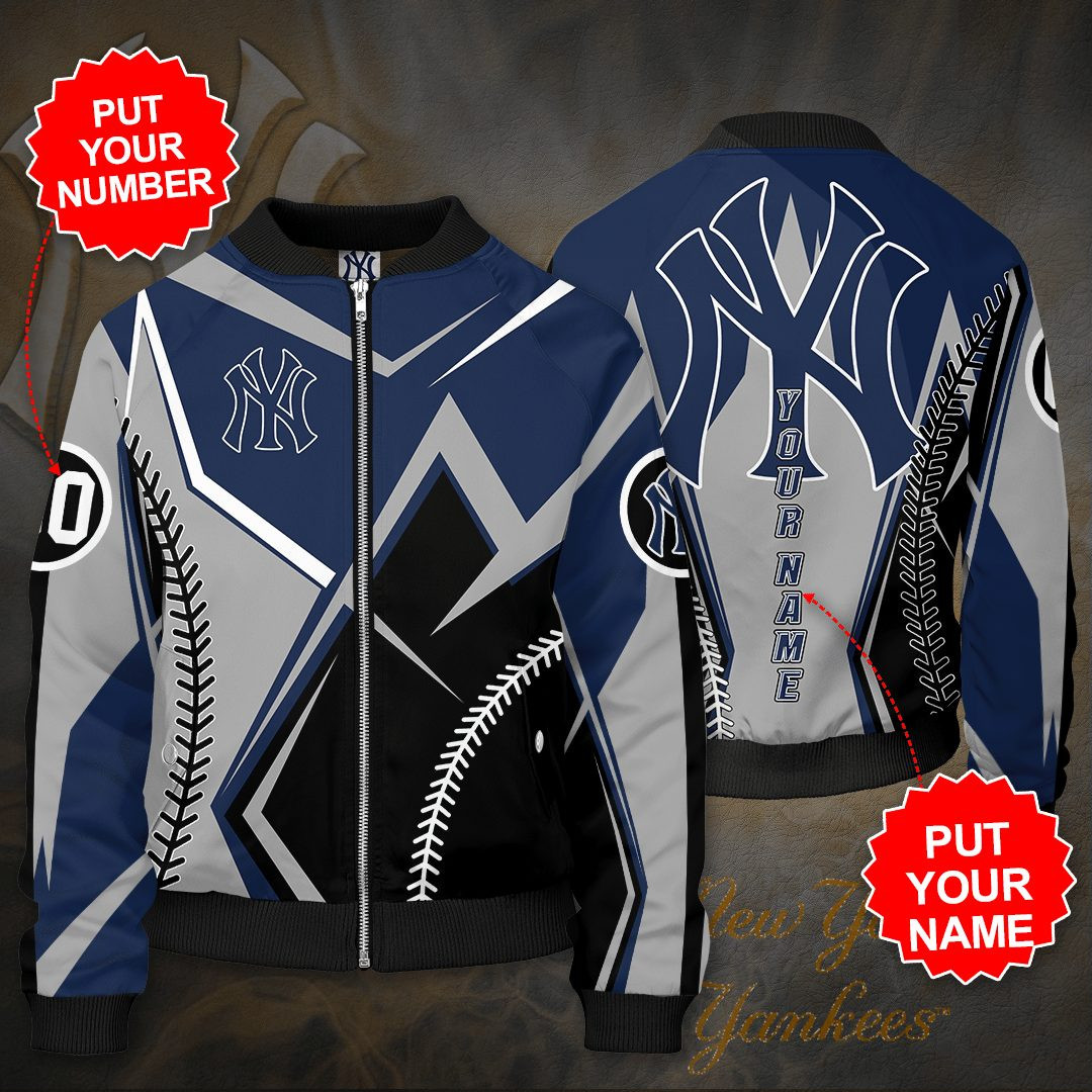 New York Yankees Custom Name Bomber Jacket V7