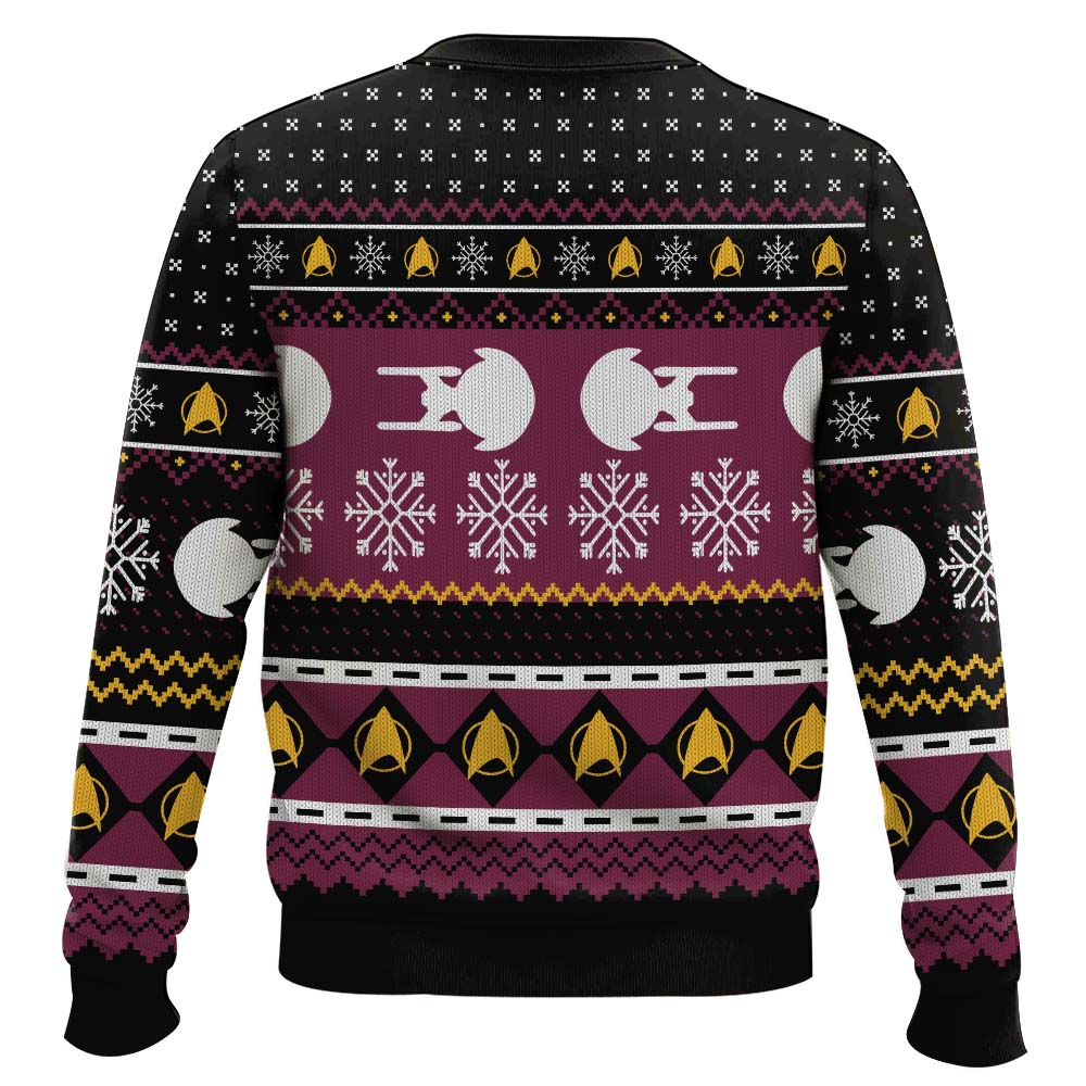 Captain Picard ST Ugly Christmas Sweater