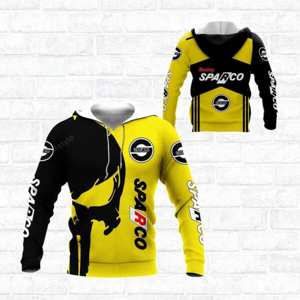 Sparco Racing Shirt 744, 3d Hoodie Zip Hoodie 2496