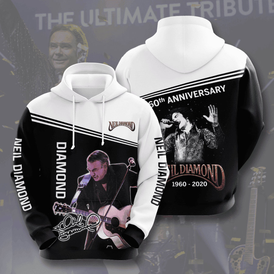 Neil Diamond 3D All Over Print Hoodie & Zip Hoodie