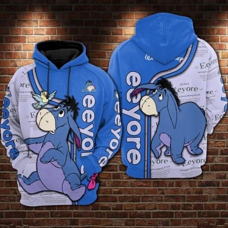 Winnie The Pooh Eeyore 3d Hoodie 2