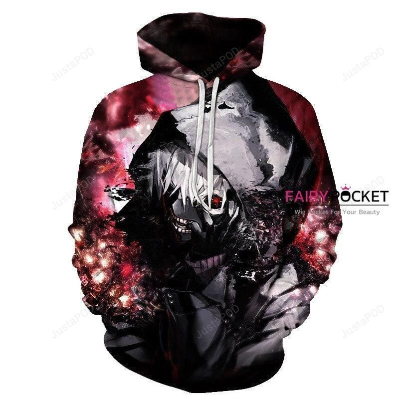 Tokyo Ghoul Ken Kaneki 3D All Over Print Hoodie & Zip Hoodie