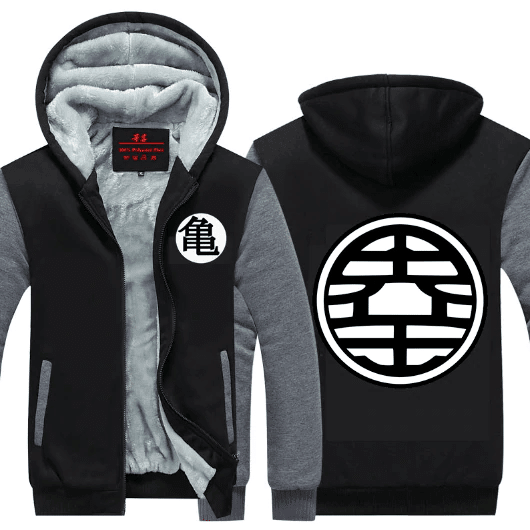 Dragon Ball Z King Kai & Master Roshi’s Kanji Fan Gift, Dragon Ball Z Fleece Jacket 7