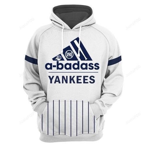 New York Yankees Mlb Football White 3D All Over Print Hoodie & Zip Hoodie