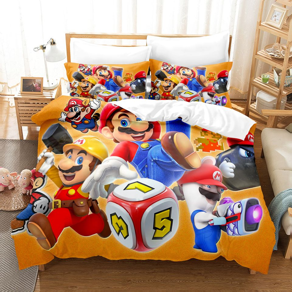 Mario Bedding Set All Mario Different World Duvet Covers