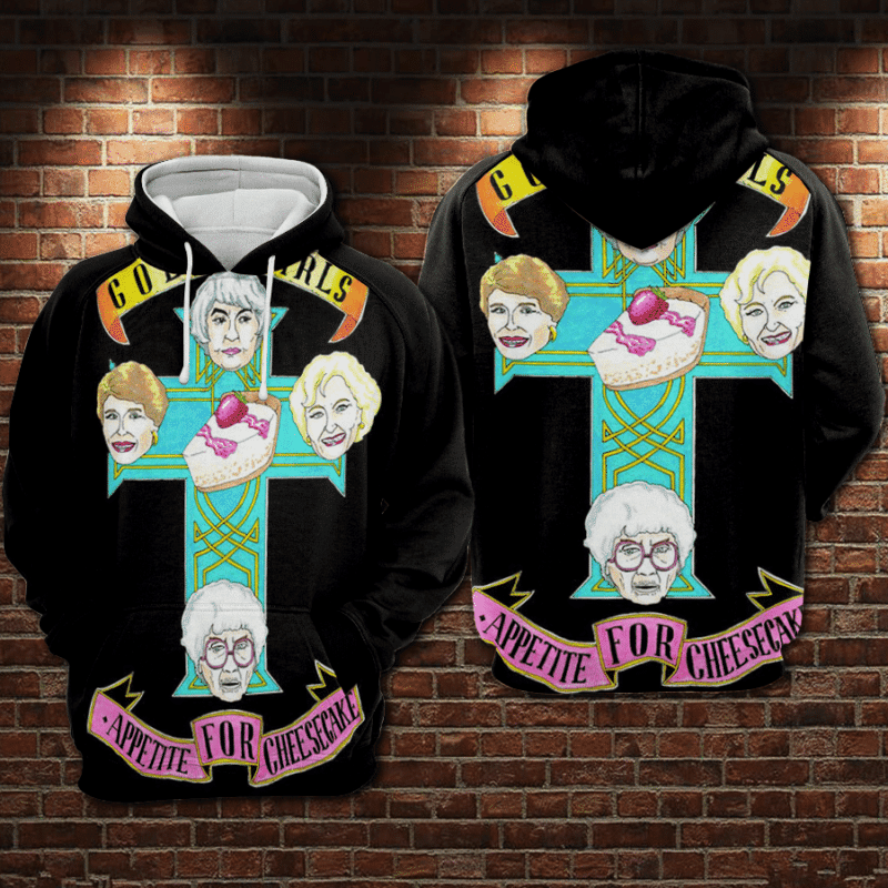 Golden Girls Appetite For Cheesecake Hoodie Zip Hoodie