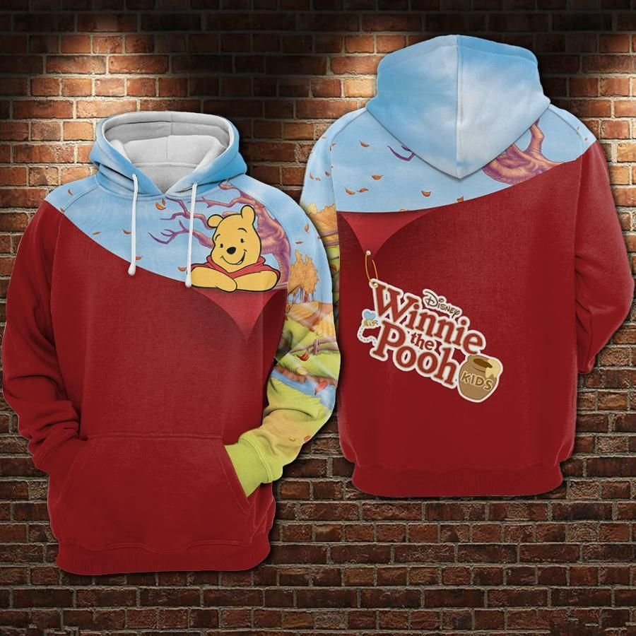 WINNIE THE POOH 3D All Over Print Hoodie & Zip Hoodie