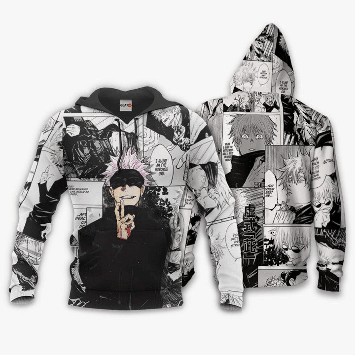 Satoru Gojou Jujutsu Kaisen 3d Hoodie Zip Hoodie