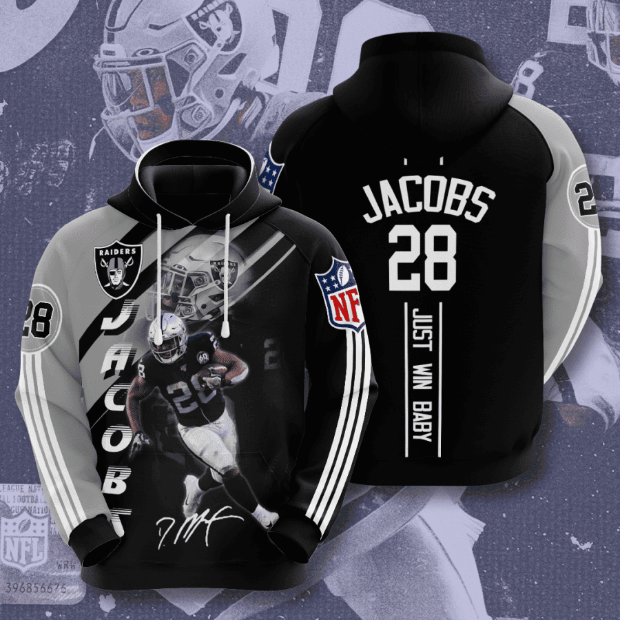 Las Vegas Raiders Josh Jacobs Donald 3D All Over Print Hoodie & Zip Hoodie