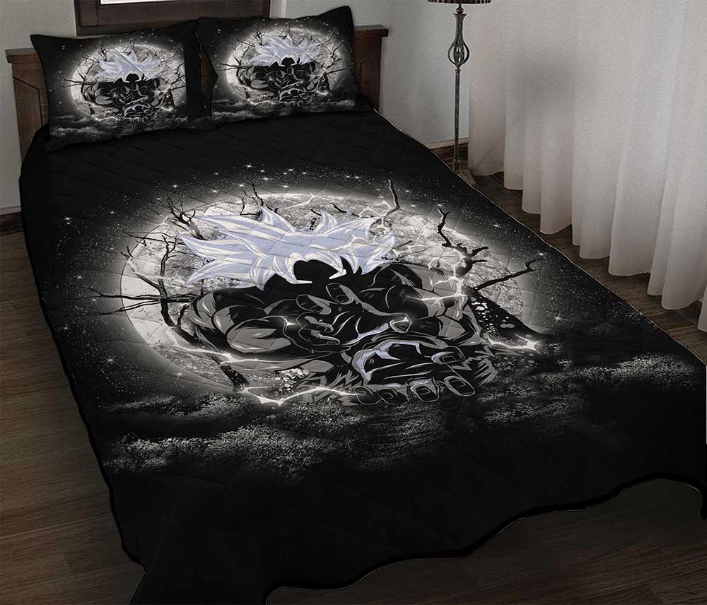 Dragon Ball Bedding Set Goku Ultra Instinct Moonlight Duvet Covers