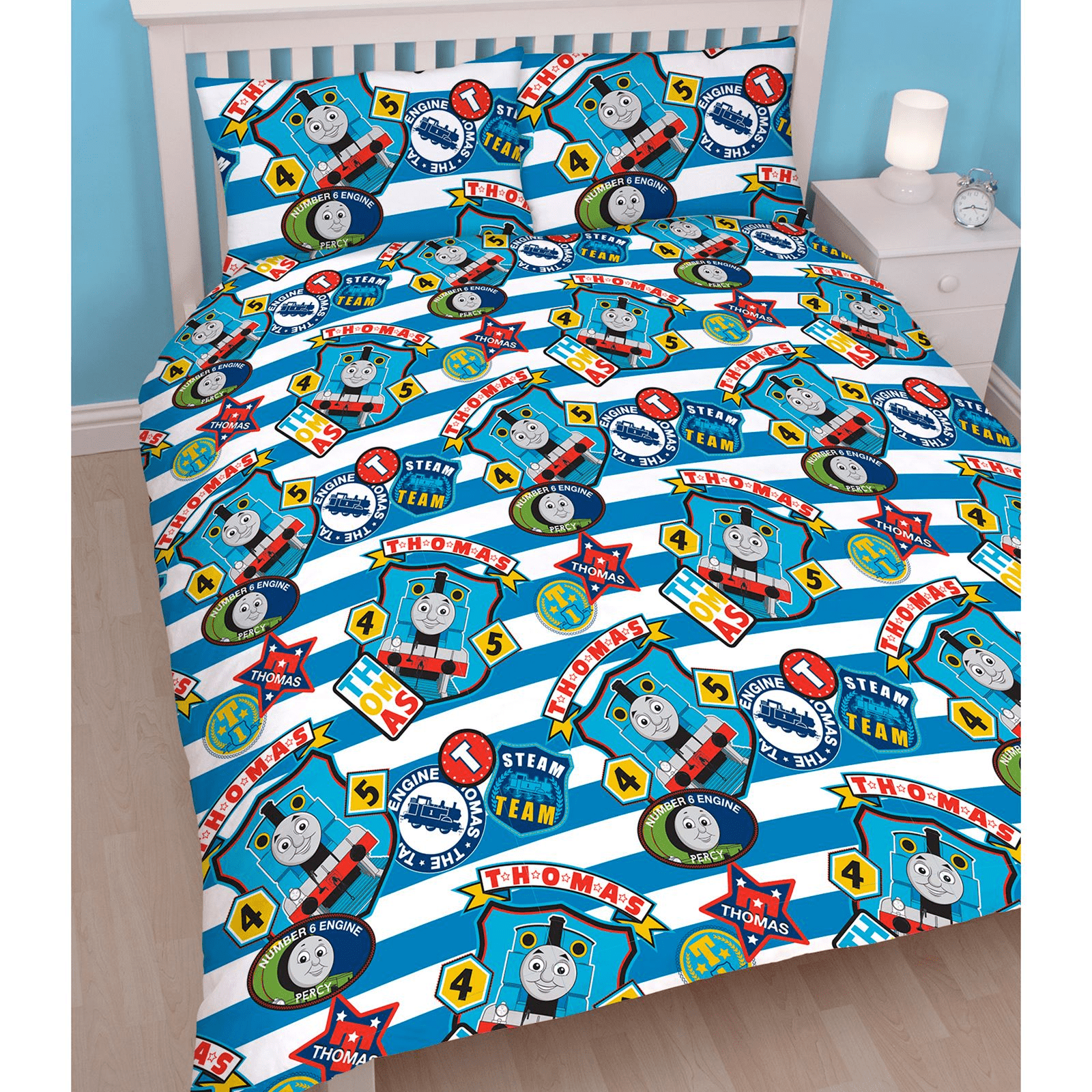 Thomas Train Bedding Set Thomas Train Stickers Pattern Duvet Covers