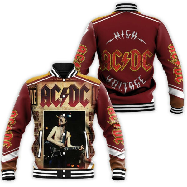 Acdc Music Band, Acdc No Bull Gift Lover Baseball Jacket 448