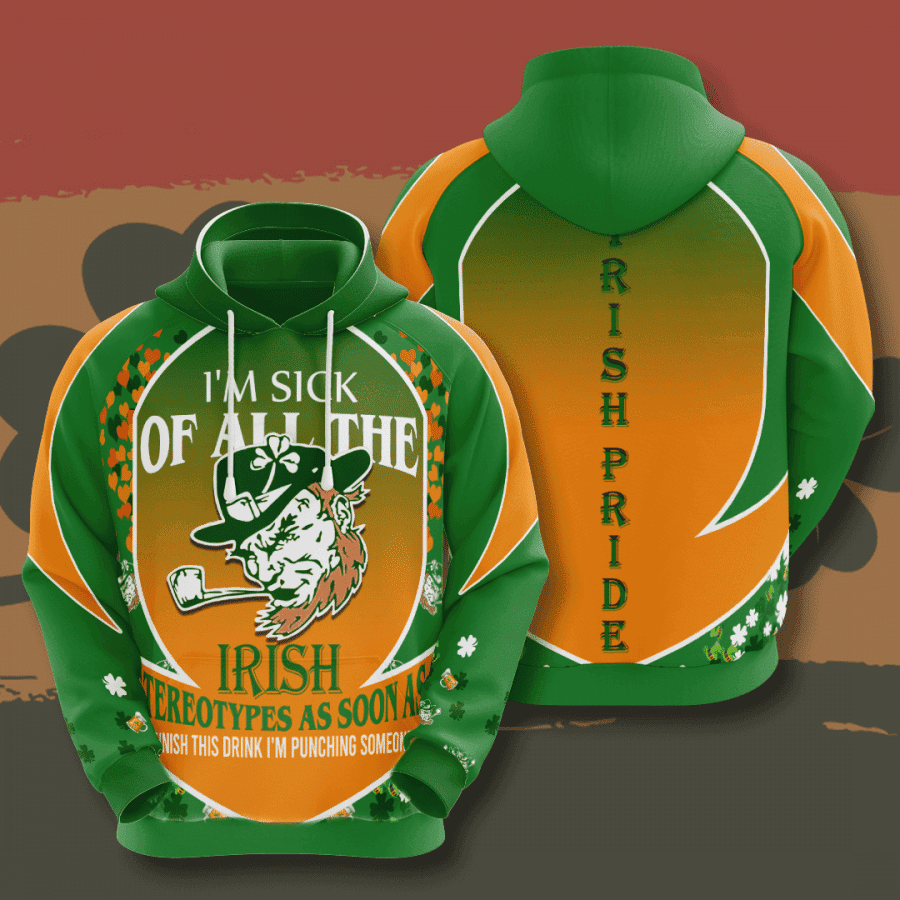 St. Patricks Day 3D All Over Print Hoodie & Zip Hoodie