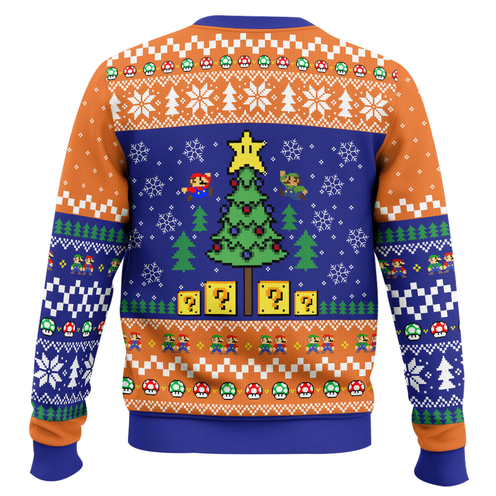 Super Bros Christmas Super Mario Bros. Ugly Christmas Sweater