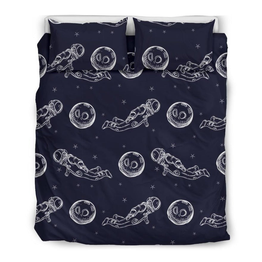 Astronaut Bedding Set Astronaut And Planet Pattern Duvet Covers