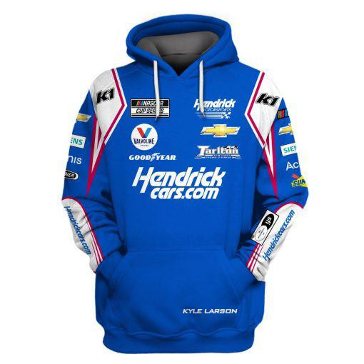 Kyle Larson Hendrick Cars All Over Print Hoodie