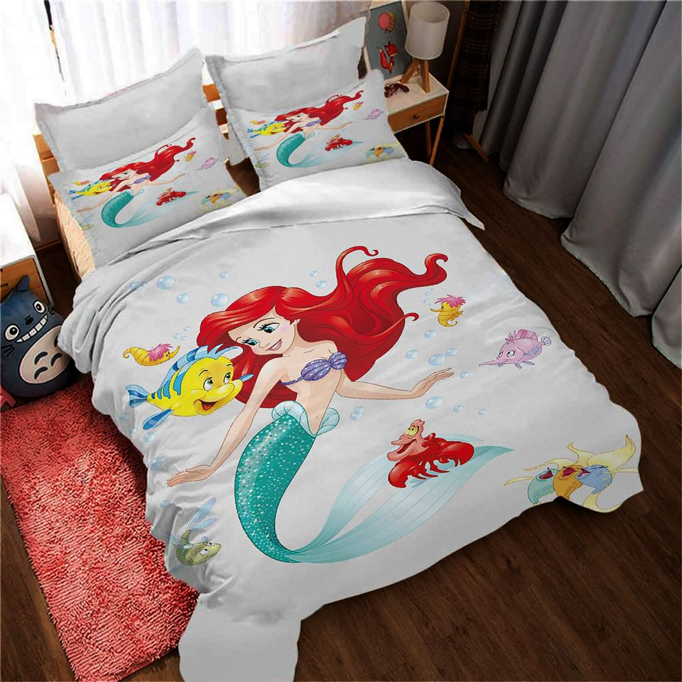 Little Mermaid Bedding Set DN The Little Mermaid and Friends Duvet Covers