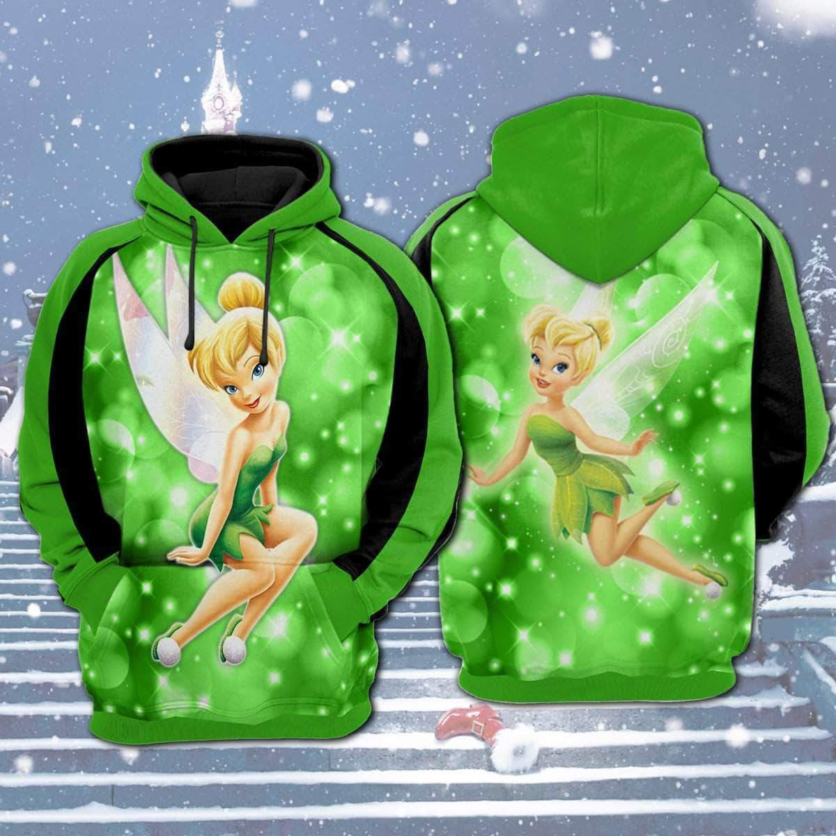 Tinker Bell 3D All Over Print Hoodie & Zip Hoodie