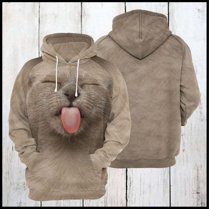 Funny Burmese Cat 3D All Over Print Hoodie & Zip Hoodie