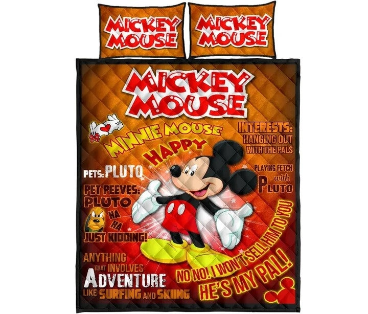 MM Bedding Set DN MM He's My Pal Quotes Duvet Covers