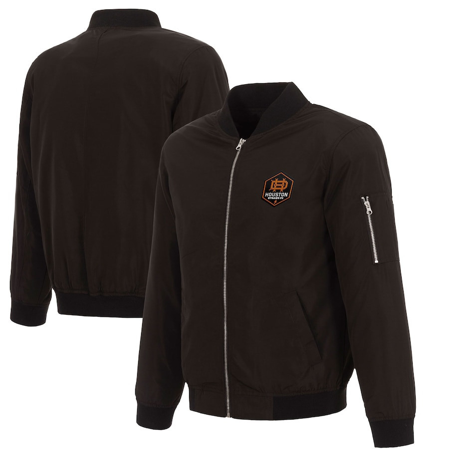 Houston Dynamo Black Bomber Jacket