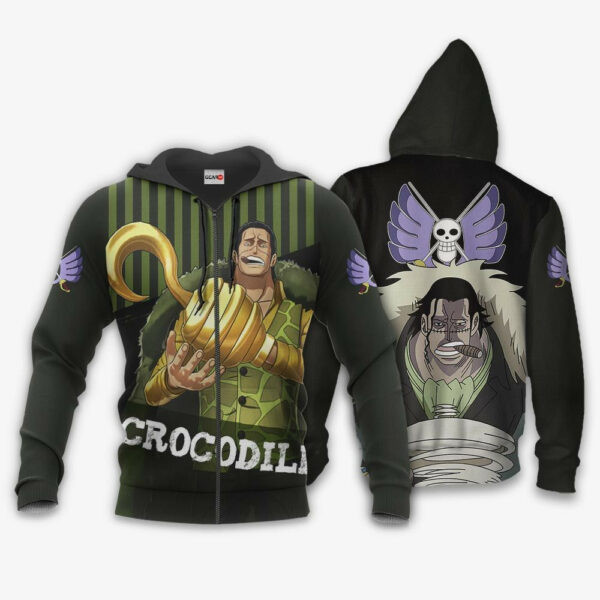 One Piece Crocodile One Piece Anime 3k311   Cartoon 3d Hoodie Zip Hoodie 2754
