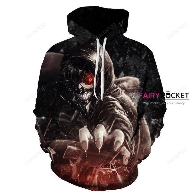 Tokyo Ghoul Ken Kaneki 3D All Over Print Hoodie & Zip Hoodie