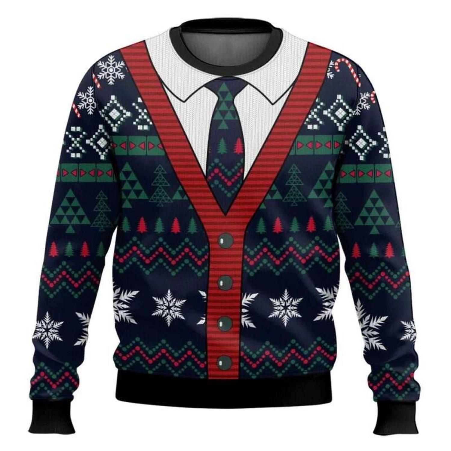 Cardigan Ugly Christmas Sweater