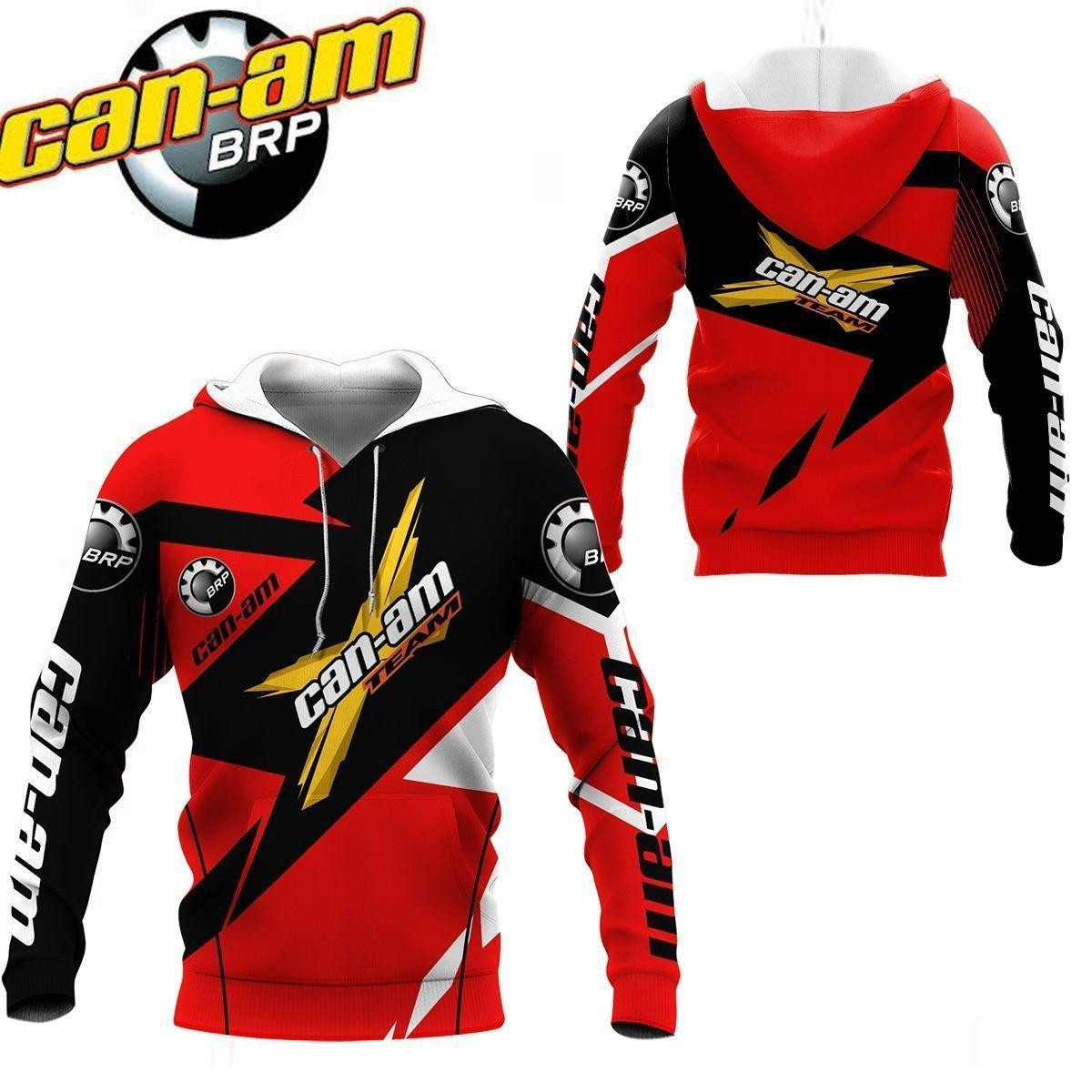 Can-am Brp Shirt 30, 3d Hoodie Zip Hoodie