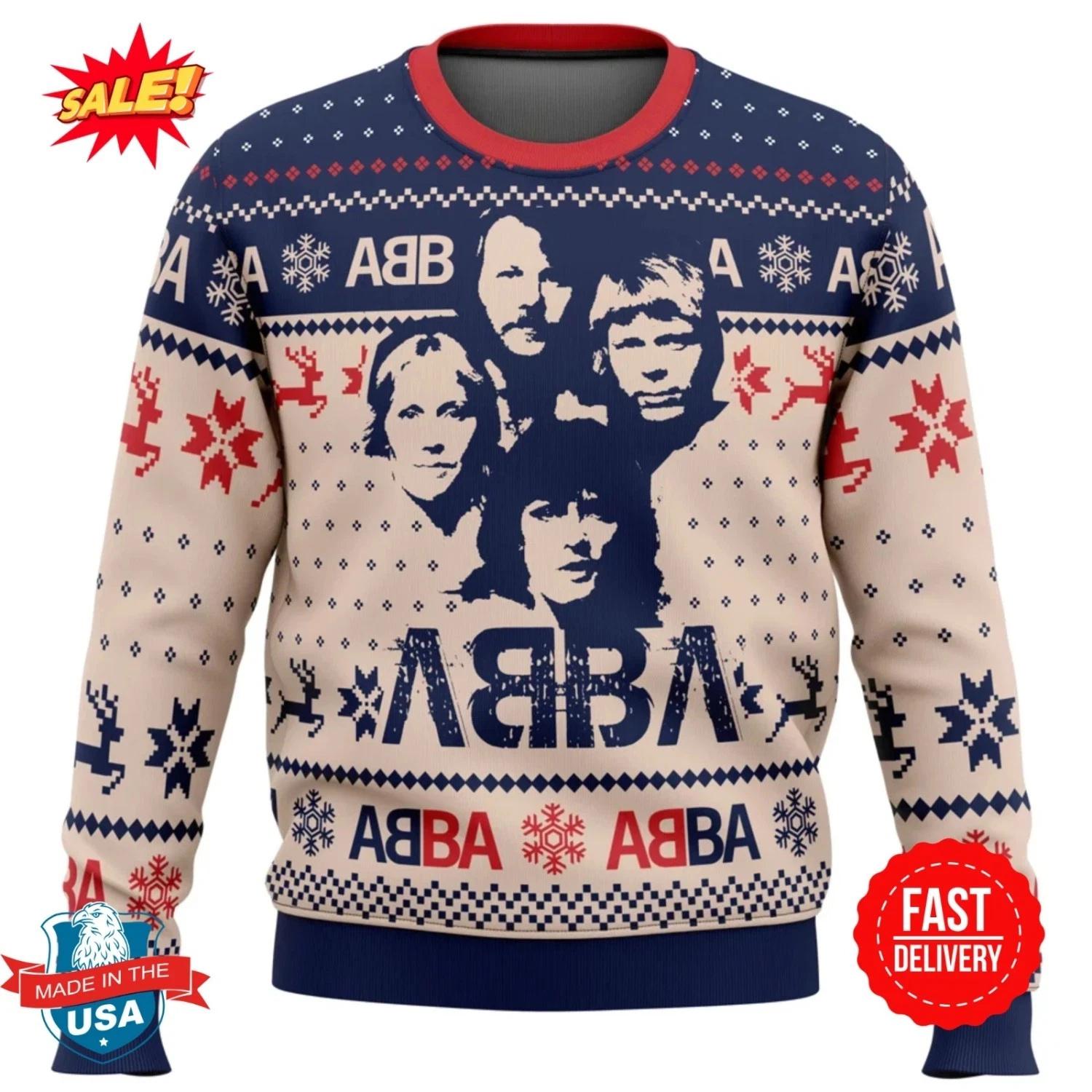 ABBA Ugly Christmas Sweater