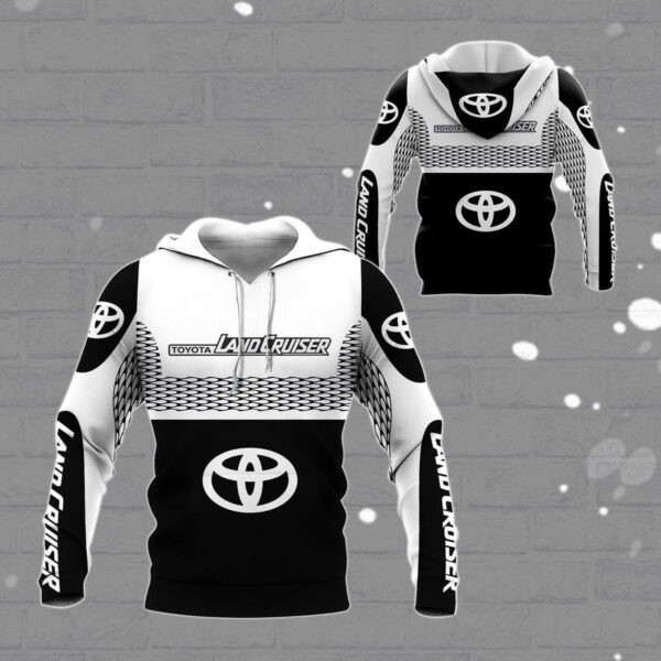 Toyota Land Cruiser Shirt 431, 3d Hoodie Zip Hoodie 2563