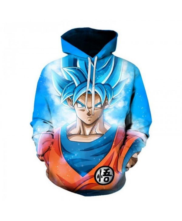 Dragon Ball Z Sportr Super Saiyan Son Goku Vegeta Gohan Outfit 3D All Over Print Hoodie & Zip Hoodie