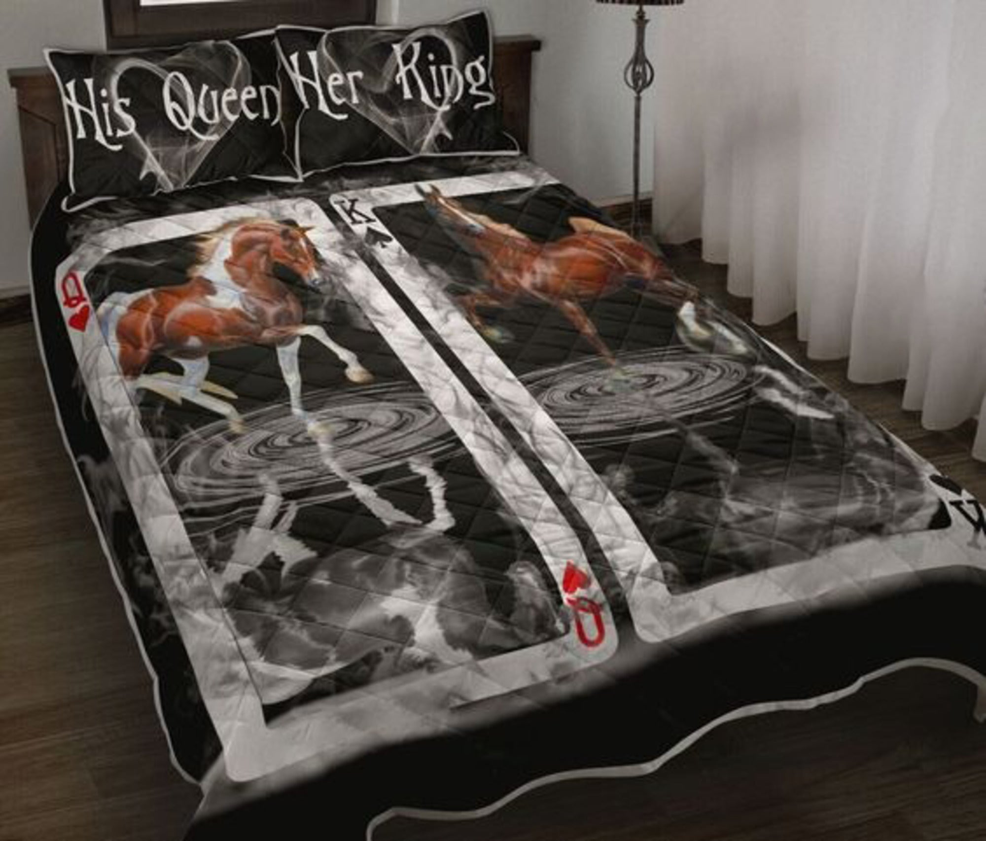 Horse Bedding Set Horses His Queen Her King Duvet Covers