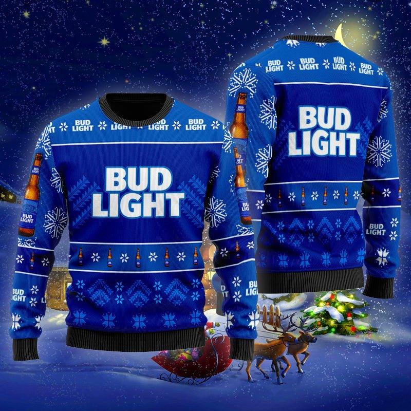 Bud Light Xmas Ugly Christmas Sweater