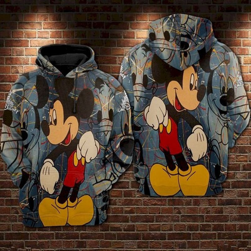 Mickey Mouse All Over Printed Custom 3d Hoodie
