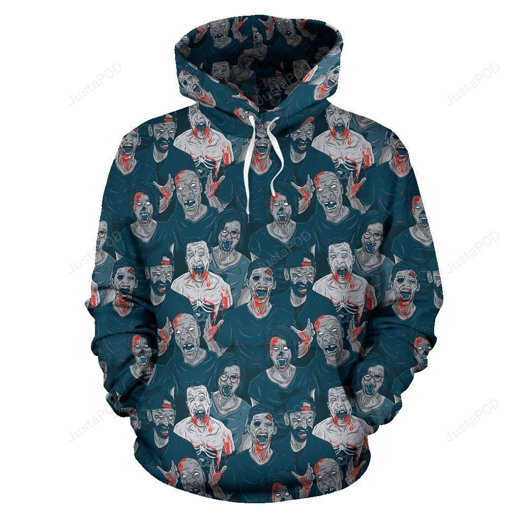 Zombie Halloween 3D All Over Print Hoodie & Zip Hoodie