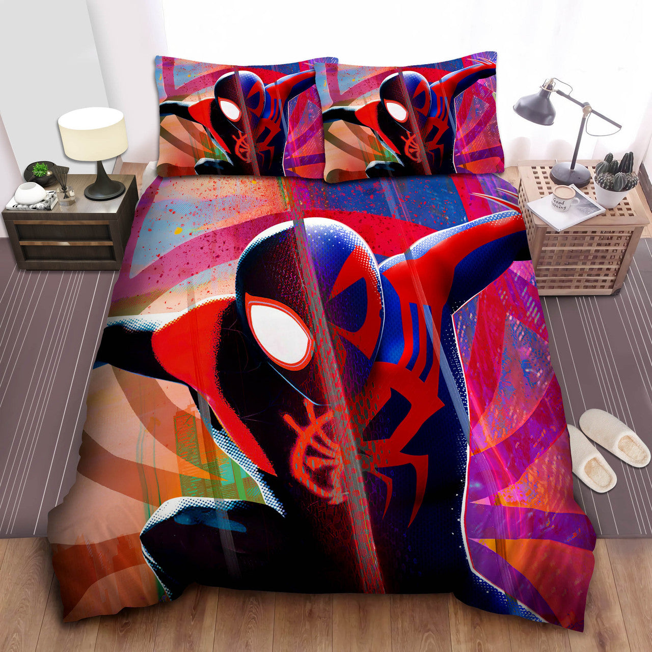 Spiderman Bedding Set MV Miles Morales Spiderman Duvet Covers