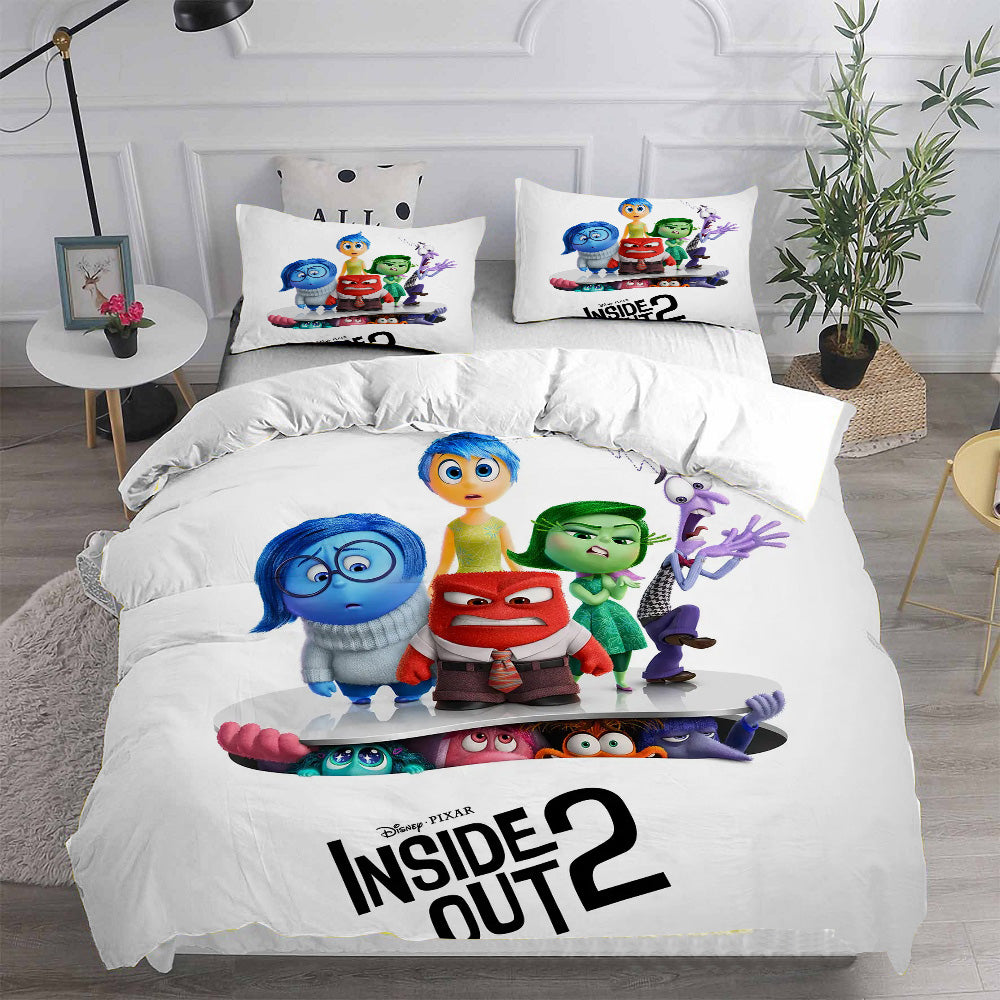 Inside Out Bedding Set DN All Emotions Inside Out 2 Duvet Covers