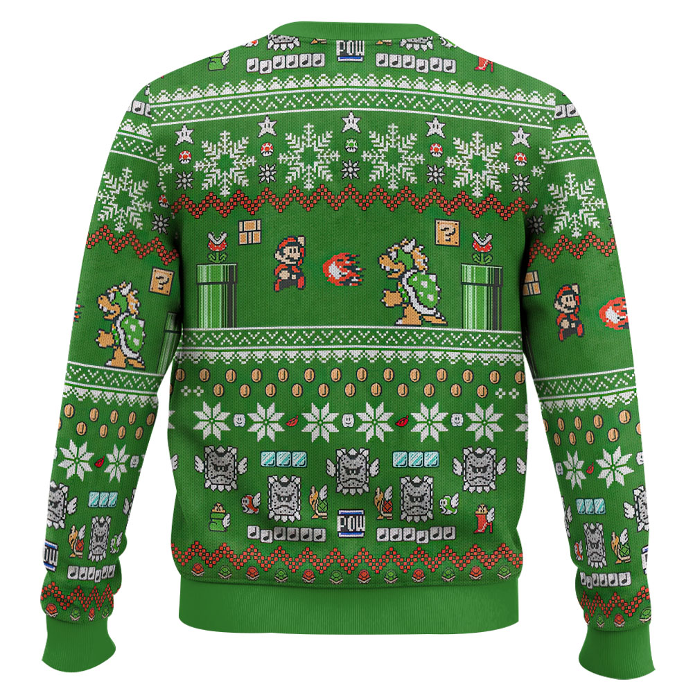 3D Super Mario Ugly Christmas Sweater