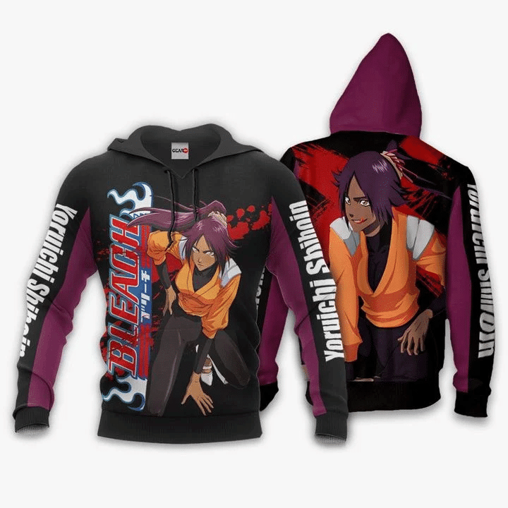 Yoruichi Shihoin Bleach  3d Hoodie Zip Hoodie