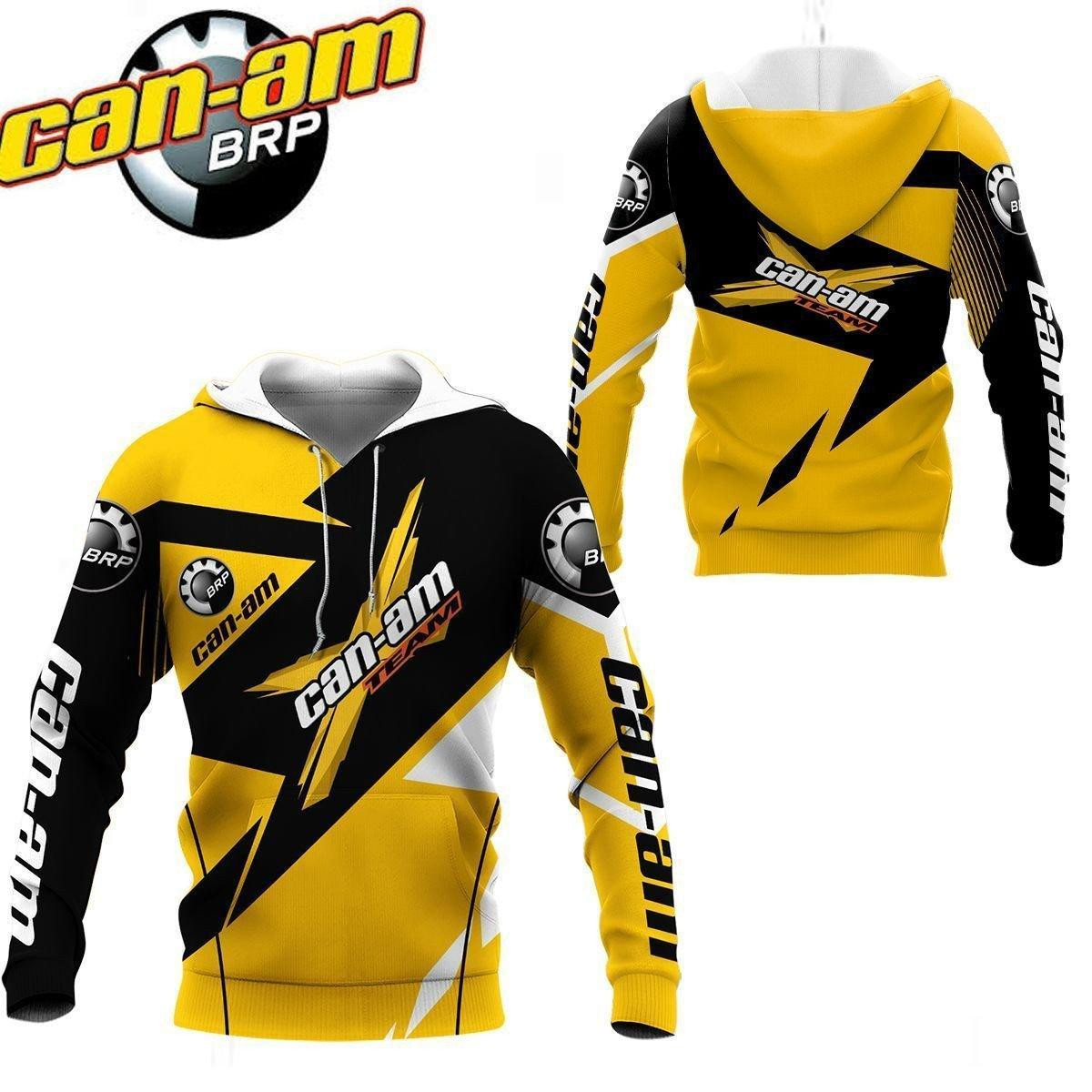 Can-am Brp Shirt 43, 3d Hoodie Zip Hoodie