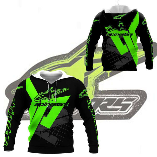 Alpinestars Shirt 886, 3d Hoodie Zip Hoodie 1564
